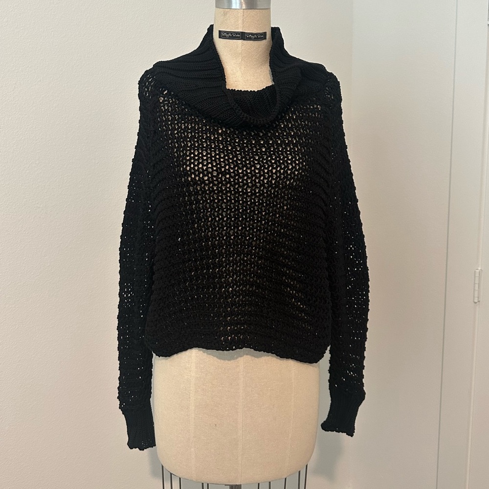 Calvin Klein Collection Crotchet Sweater 
Purchased from SSENSE